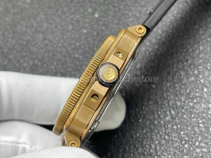 BRF Factory Bell & Ross BR 03 BR0392-D-LT-BR/SRB 42mm Bronze Rubber Strap Grey Dial - Image 6