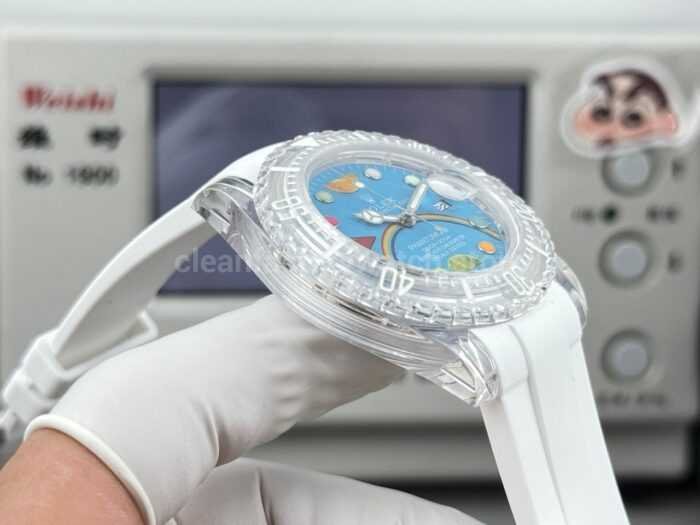 ER Factory Rolex Submariner Phantom Lab 116610 40mm Frosted polycarbonate PMMA Fruit Blue Dial - Image 5