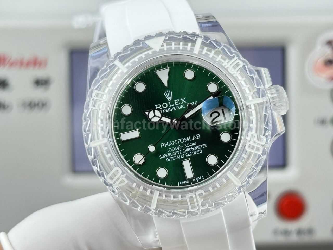 Rolex Lab ER Factory Rolex Submariner Phantom Lab 116610 40mm Frosted ...