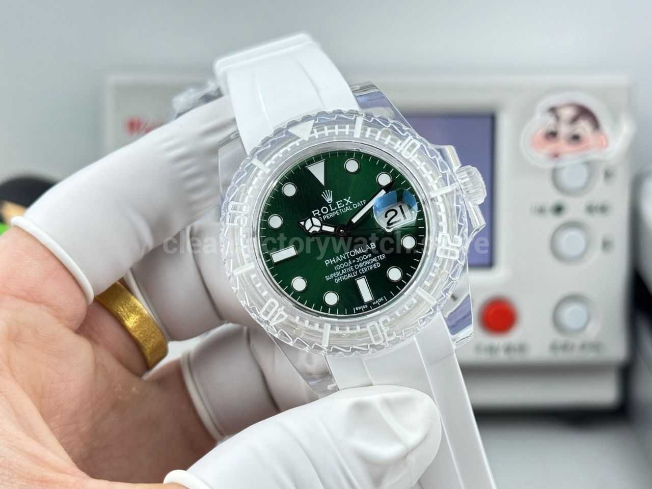 Rolex Lab ER Factory Rolex Submariner Phantom Lab 116610 40mm Frosted ...