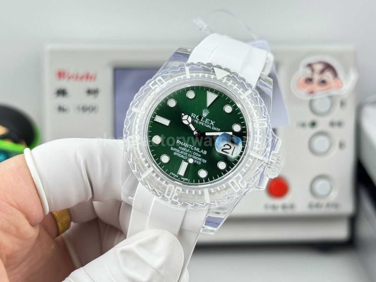 Rolex Lab ER Factory Rolex Submariner Phantom Lab 116610 40mm Frosted ...