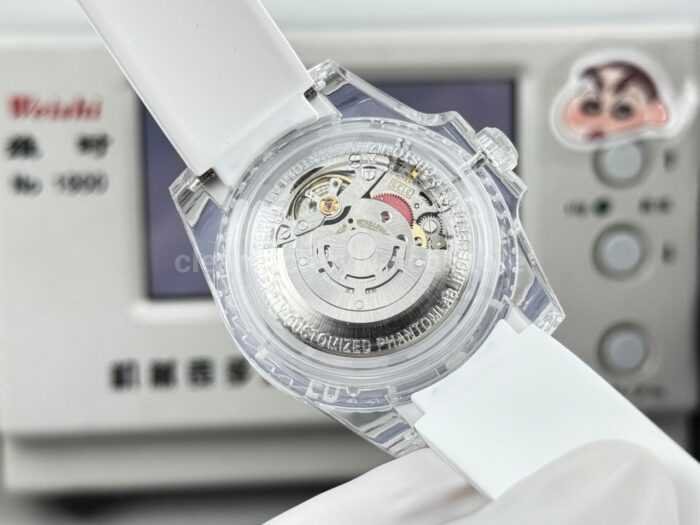 ER Factory Rolex Submariner Phantom Lab 116610 40mm Frosted polycarbonate PMMA Ice Blue Dial - Image 7