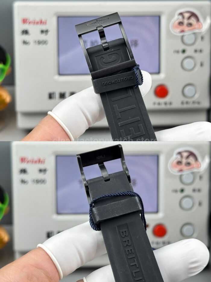 GF Factory Breitling Avenger Blackbird V17311101B1W1 44mm Titanium Rubber Strap Black Dial - Image 9