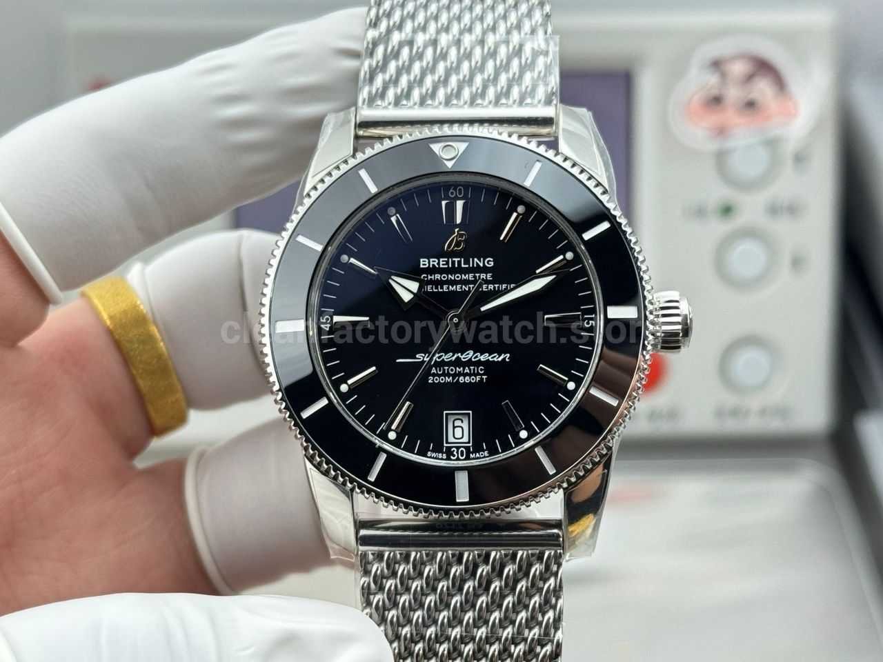 GF Factory Breitling Superocean Heritage B20 AB2010121B1A1 42mm Steel Black Dial