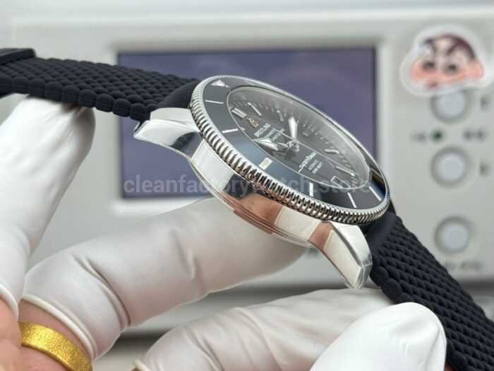 GF Factory Breitling Superocean Heritage B20 AB2010121B1A1 42mm Steel Rubber Strap Black Dial - Image 7