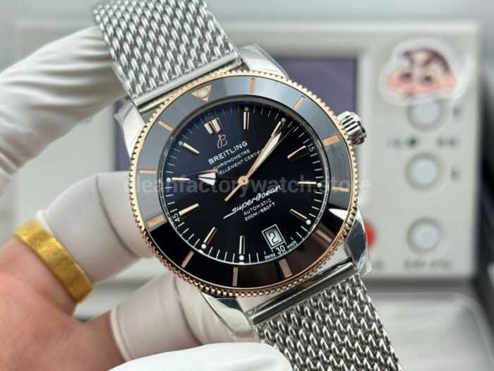 GF Factory Breitling Superocean Heritage B20 UB2010121B1A1 42mm Gold/Steel Black Dial - Image 4
