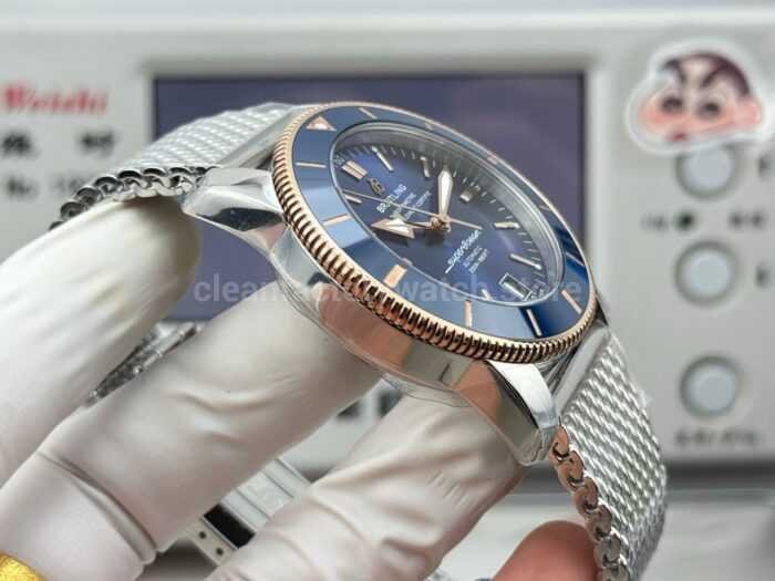 GF Factory Breitling Superocean Heritage B20 UB2010161C1A1 42mm Gold/Steel Blue Dial - Image 6