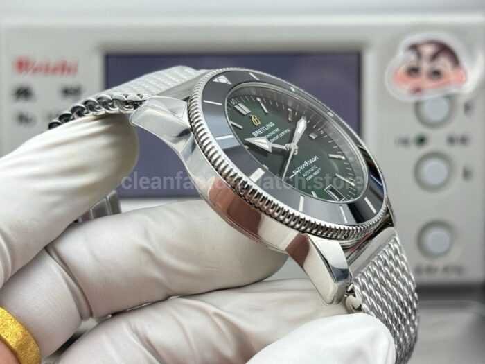 GF Factory Breitling Superocean Heritage B31 AB3111361L1A1 42mm Steel Green Dial - Image 7