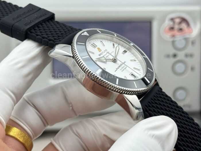 GF Factory Breitling Superocean Heritage ll AB201012.G827154A 42mm Steel Rubber Strap White Dial - Image 6