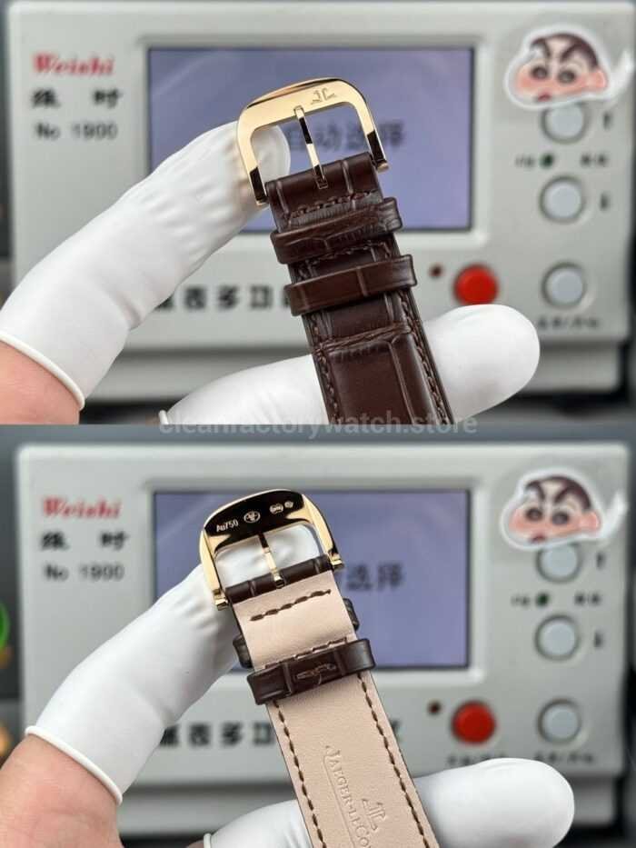 GF Factory Jaeger-LeCoultre Master Ultra Thin Réserve de Marche Q1372520 39mm Rose Gold Leather Strap Silver Dial - Image 9