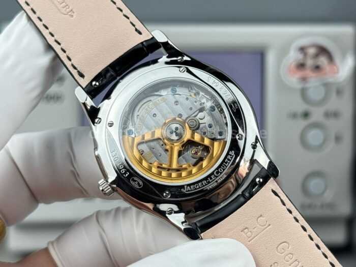 GF Factory Jaeger-LeCoultre Master Ultra Thin Réserve de Marche Q1378420 39mm Steel Leather Strap Silver Dial - Image 8