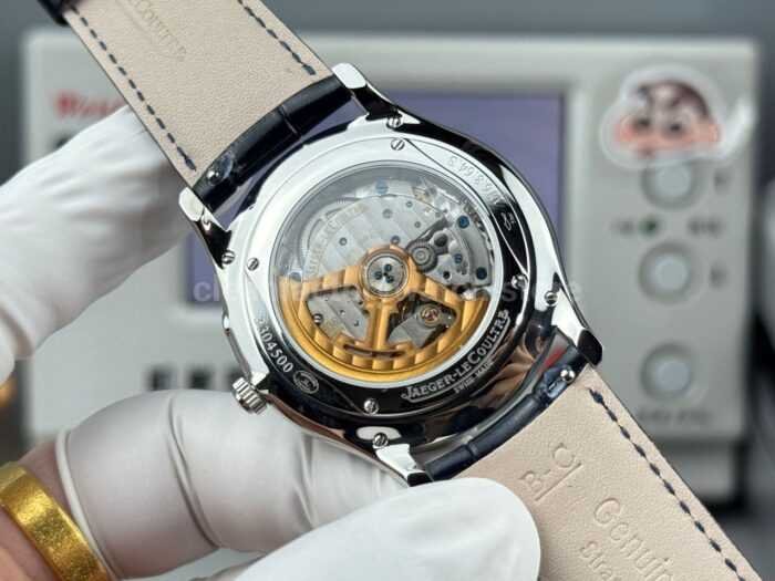 GF Factory Jaeger-LeCoultre Master Ultra Thin Réserve de Marche Q1378480 39mm Steel Leather Strap Blue Dial - Image 8