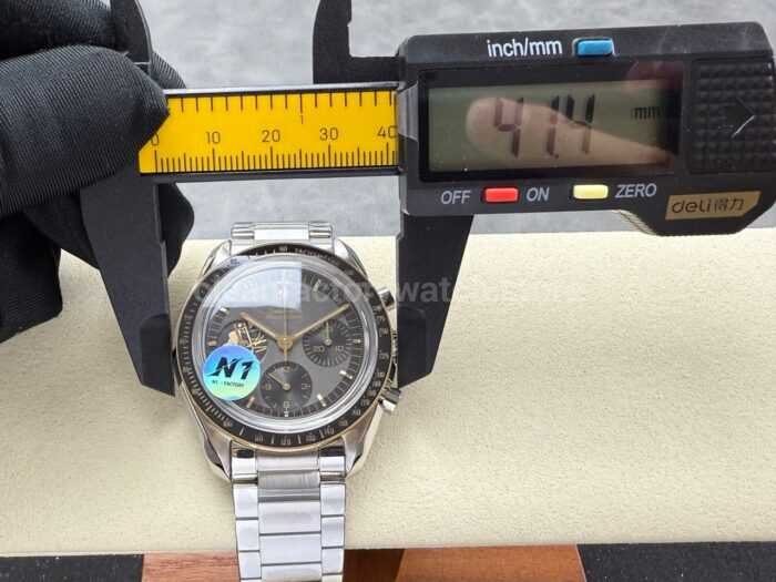 N1 Factory Omega Speedmaster Professional Moonwatch 310.20.42.50.01.001 42mm Full Steel Black Dial - Image 11