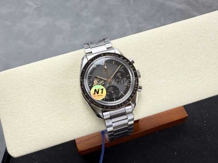N1 Factory Omega Speedmaster Professional Moonwatch 310.20.42.50.01.001 42mm Full Steel Black Dial - Image 4