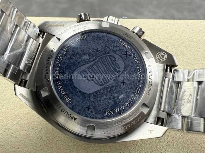 N1 Factory Omega Speedmaster Professional Moonwatch 310.20.42.50.01.001 42mm Full Steel Black Dial - Image 8