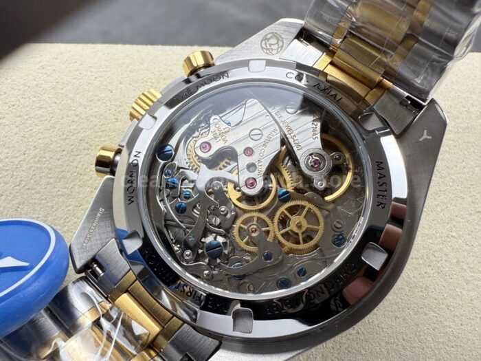 N1 Factory Omega Speedmaster Professional Moonwatch 310.20.42.50.02.001 Yellow Gold Silver Dial - Image 7