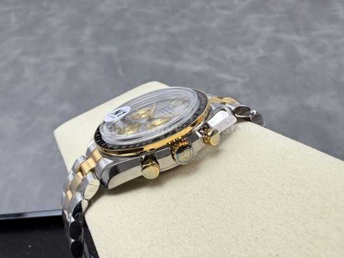 N1 Factory Omega Speedmaster Professional Moonwatch 310.20.42.50.02.001 Yellow Gold Silver Dial - Image 6