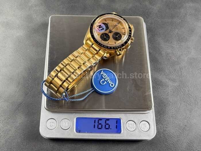 N1 Factory Omega Speedmaster Professional Moonwatch 310.62.42.50.99.001 Yellow Gold Gold Dial - Image 10