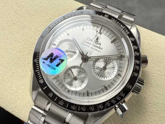 N1 Factory Omega Speedmaster Professional Moonwatch 310.63.42.50.02.001 Steel Silver Dial - Image 3