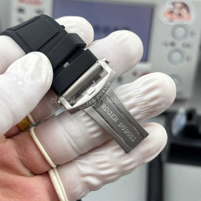 NEW Factory Roger Dubuis Excalibur Spider RDDBEX0479 Tourbillon 45mm Titanium Black Rubber Strap Black Dial - Image 8