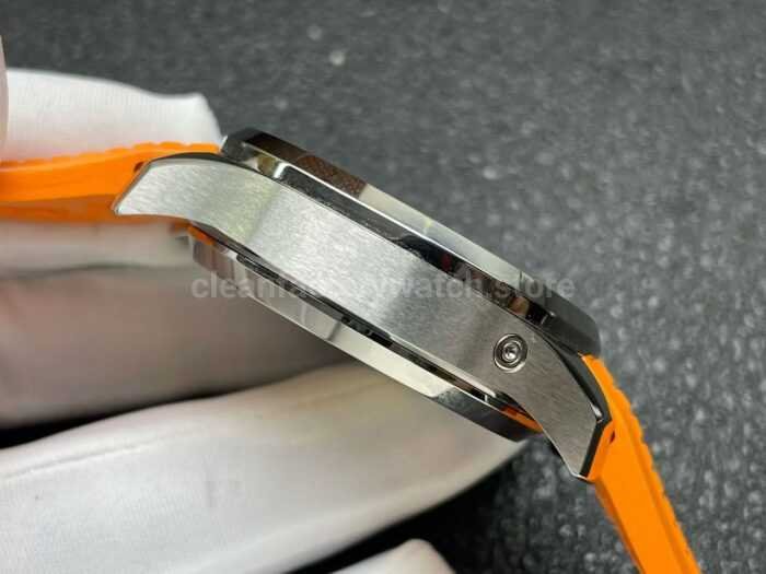 P1 Factory Patek Philippe Aquanaut 5968A-001 42mm Steel Orange Rubber Strap Black Dial - Image 5