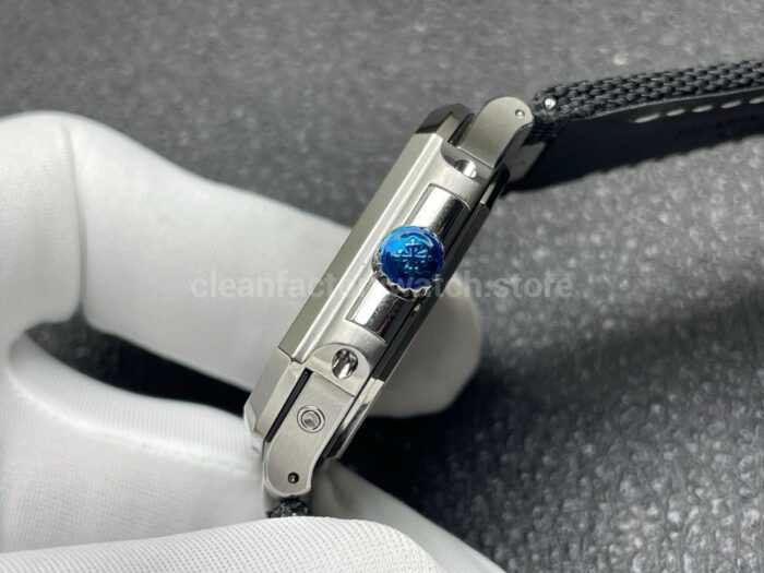 P1 Factory Patek Philippe Cubitus 5822 45mm Platinum Textile Strap Tiffany Blue Dial - Image 6