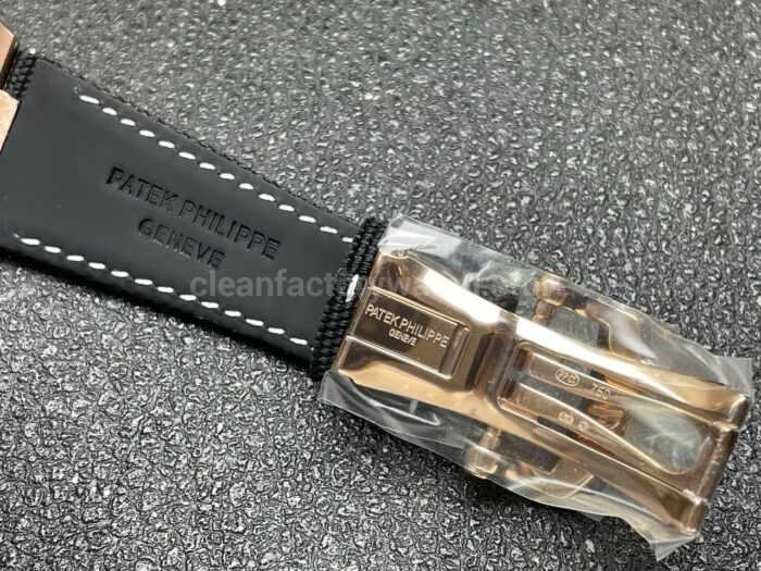 P1 Factory Patek Philippe Cubitus 5822 45mm Rose Gold Textile Strap Grey Dial - Image 10