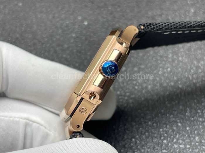 P1 Factory Patek Philippe Cubitus 5822 45mm Rose Gold Textile Strap Grey Dial - Image 6