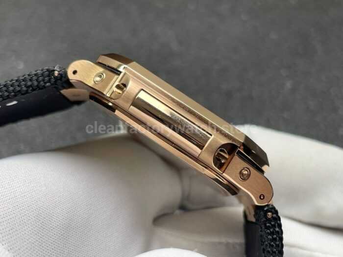 P1 Factory Patek Philippe Cubitus 5822 45mm Rose Gold Textile Strap Grey Dial - Image 5
