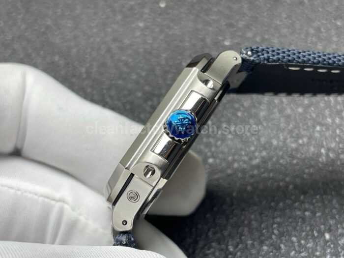 P1 Factory Patek Philippe Cubitus 5822P-001 45mm Platinum Textile Strap Blue Dial - Image 6