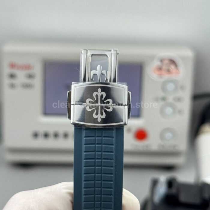 PP Factory Patek Philippe Aquanaut 5164G-001 40.8mm White Gold Rubber Strap Blue Dial - Image 8