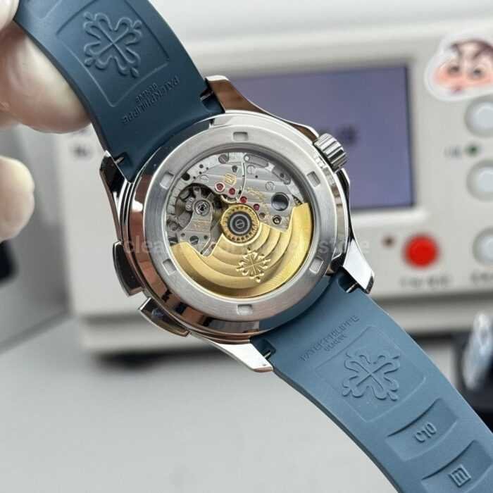 PP Factory Patek Philippe Aquanaut 5164G-001 40.8mm White Gold Rubber Strap Blue Dial - Image 7