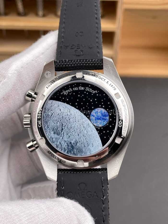 SMF Factory Omega Speedmaster Professional Moonwatch 3578.51.00 42mm Steel Canvas Strap Black Dial - Image 6