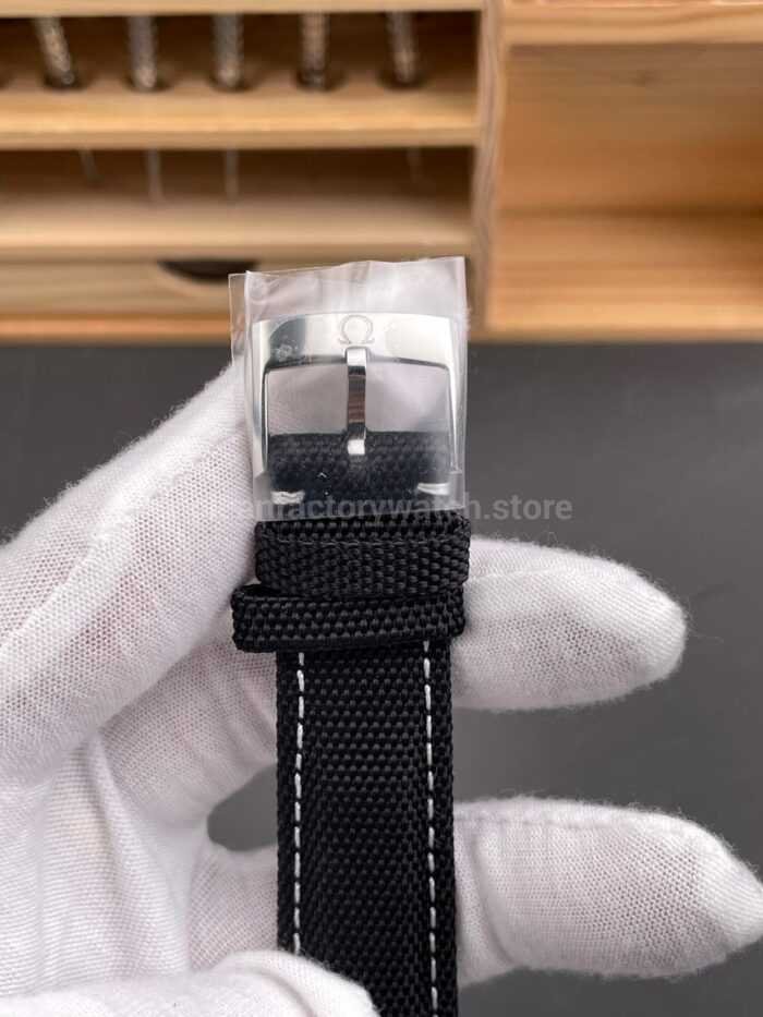 SMF Factory Omega Speedmaster Professional Moonwatch 3578.51.00 42mm Steel Canvas Strap Black Dial - Image 7