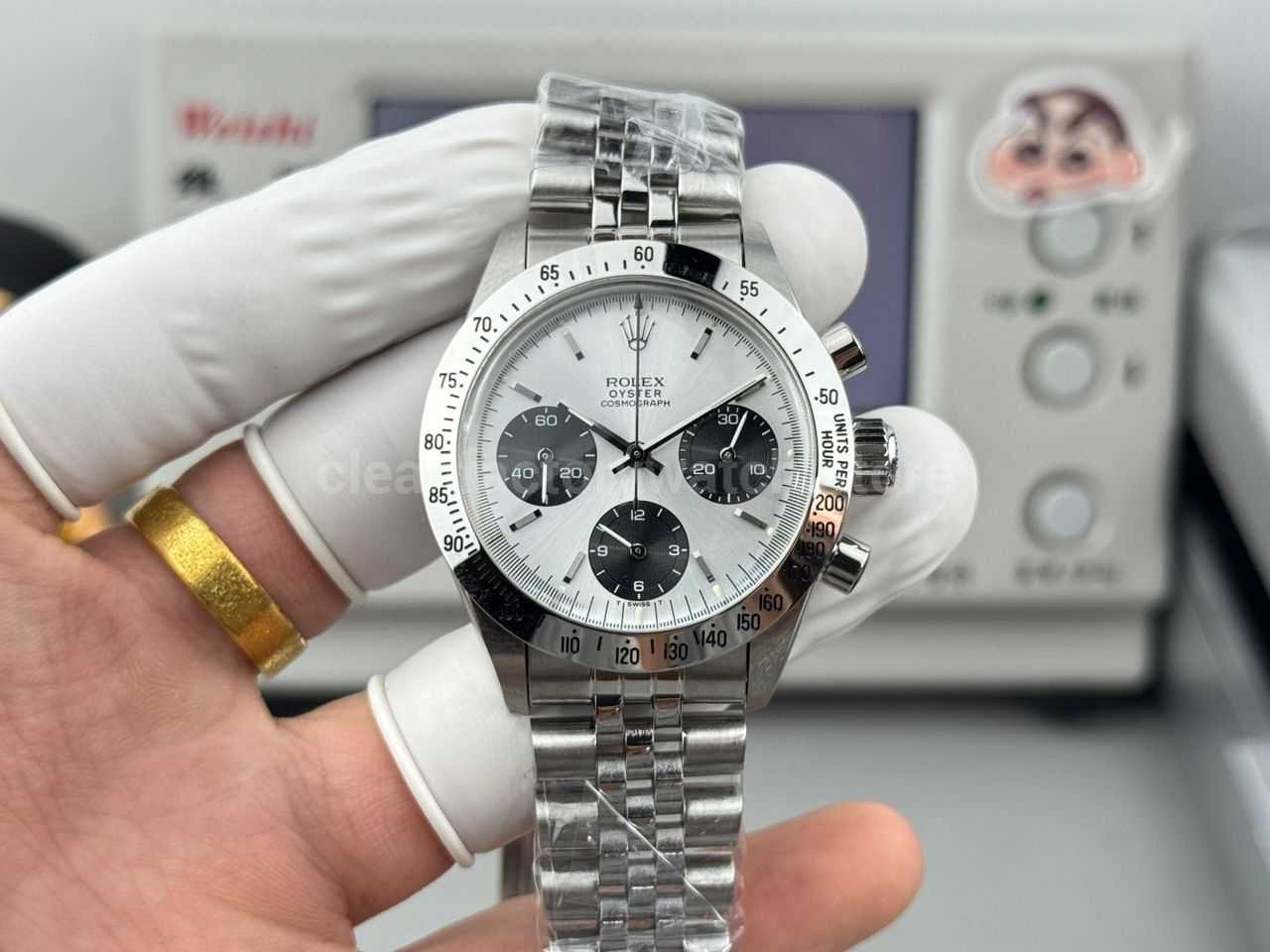 SN Factory Rolex Daytona Vintage 6265 37mm Full Steel White Dial