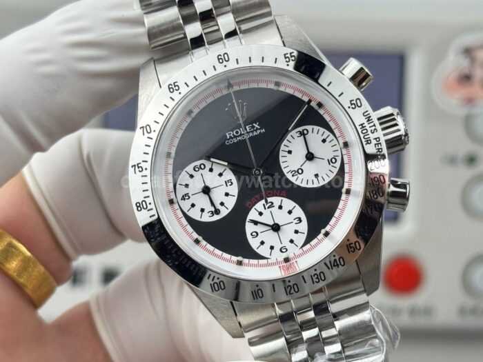 SN Factory Rolex Daytona Vintage Paul Newman 6262 37mm Full Steel Black Dial - Image 2
