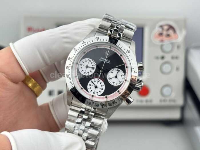 SN Factory Rolex Daytona Vintage Paul Newman 6262 37mm Full Steel Black Dial - Image 5