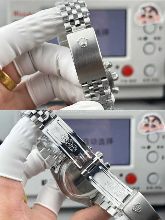 SN Factory Rolex Daytona Vintage Paul Newman 6262 37mm Full Steel Black Dial - Image 9