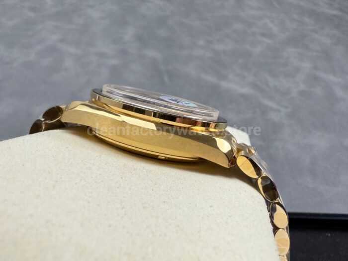 N1 Factory Omega Speedmaster Professional Moonwatch 310.23.42.50.99.001 Yellow Gold Pink Dial - Image 6