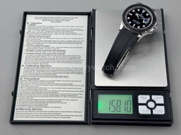 FH Factory Counterweight Rolex Yacht-Master 226659-0002 42mm White Gold Oysterflex Black Dial - Image 9