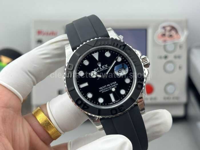 FH Factory Counterweight Rolex Yacht-Master 226659-0002 42mm White Gold Oysterflex Black Dial - Image 2