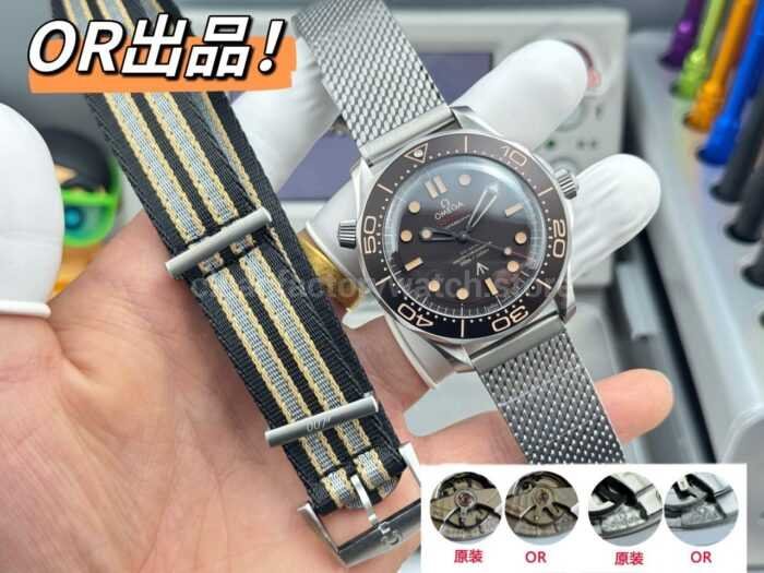 OR Factory Omega Seamaster Diver 300M 210.90.42.20.01.001 42mm Titanium Black Dial - Image 9