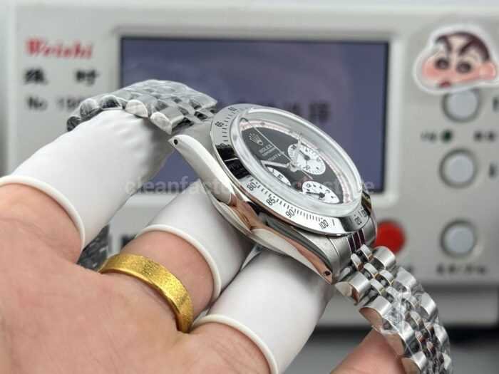 SN Factory Rolex Daytona Tiffany & Co 37mm Full Steel Black Dial - Image 6