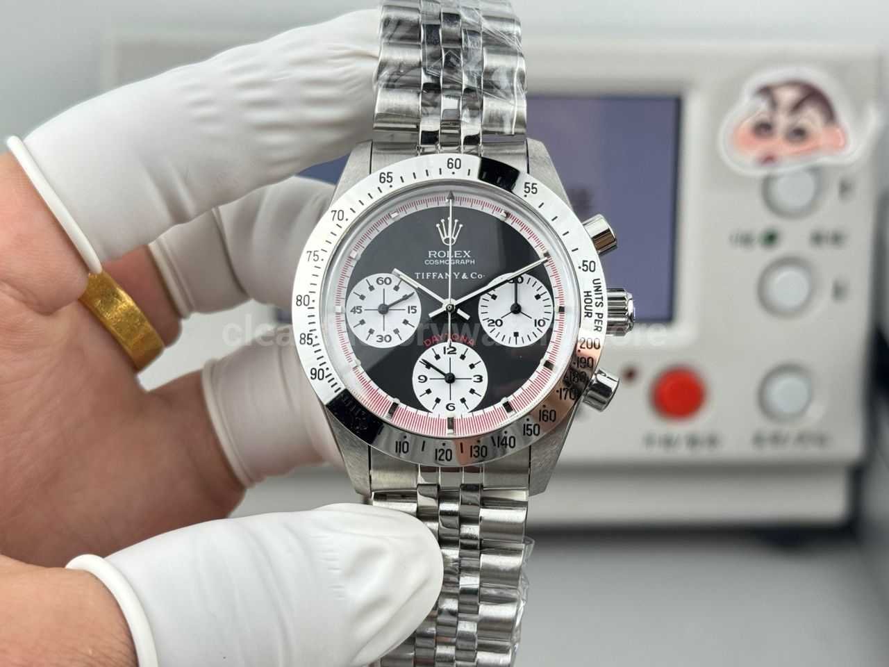 SN Factory Rolex Daytona Tiffany & Co 37mm Full Steel Black Dial