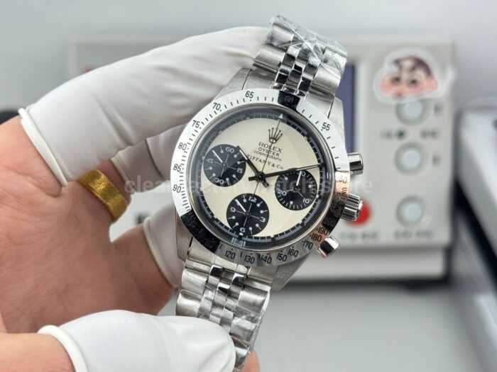 SN Factory Rolex Daytona Tiffany & Co 37mm Full Steel White Dial - Image 4