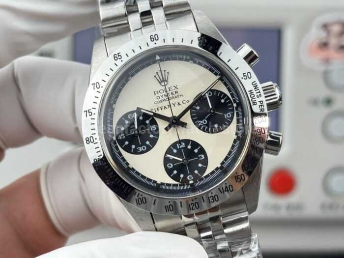 SN Factory Rolex Daytona Tiffany & Co 37mm Full Steel White Dial - Image 2