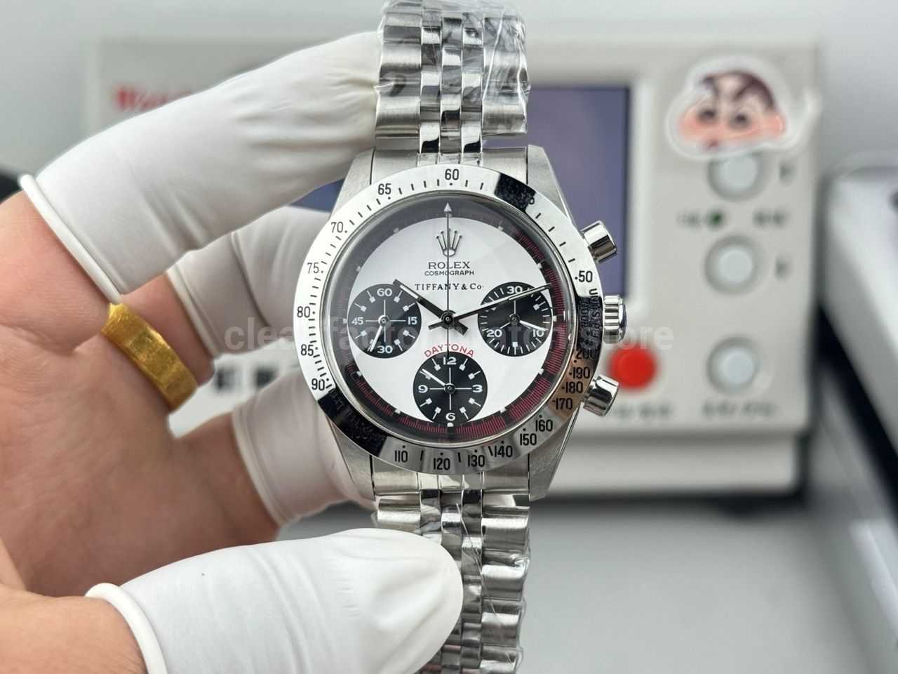 SN Factory Rolex Daytona Tiffany & Co 6239 37mm Full Steel White Dial