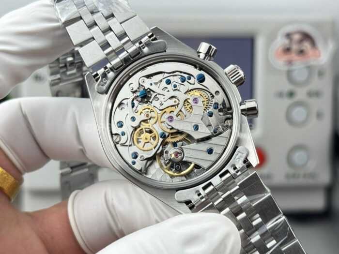 SN Factory Rolex Daytona Tiffany & Co 6265 37mm Full Steel Black Dial - Image 8