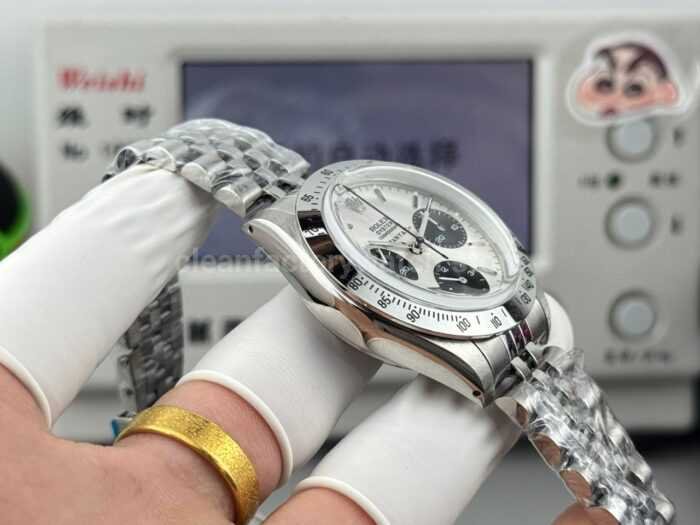 SN Factory Rolex Daytona Tiffany & Co 6265 37mm Full Steel White Dial - Image 6