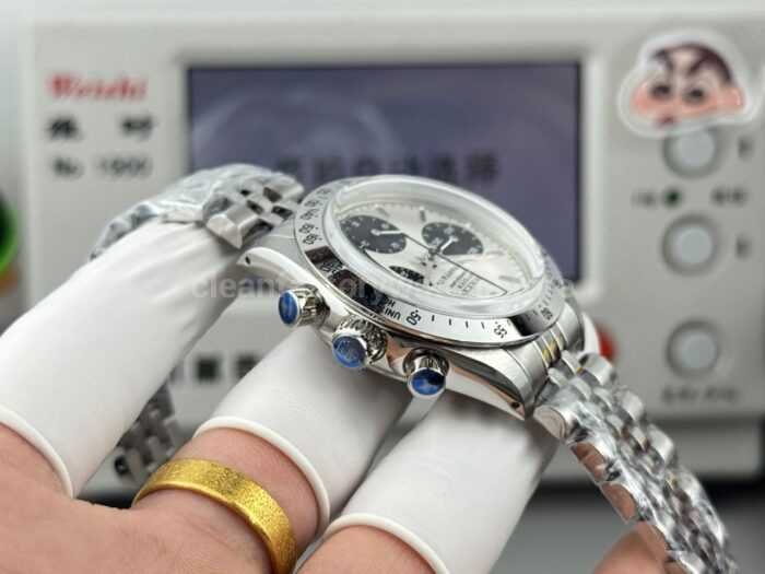 SN Factory Rolex Daytona Tiffany & Co 6265 37mm Full Steel White Dial - Image 7